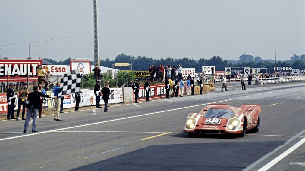 Arrivée 24h du Mans 1970 Porsche 917 K